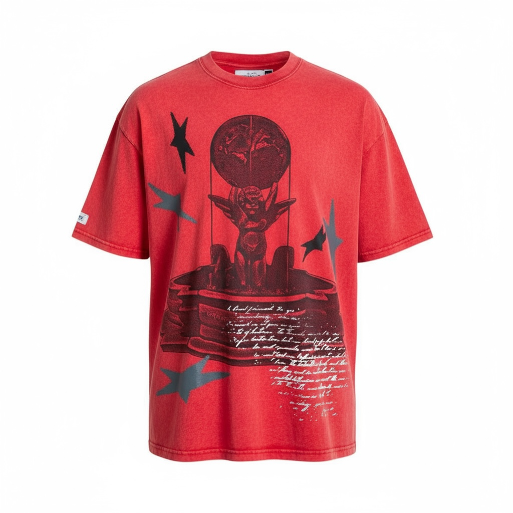 THE WORLD IS YOURS STARS TEE