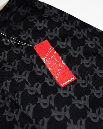 CL MONOGRAM DENIM JEANS